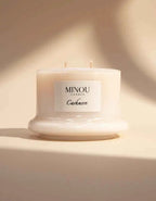 Candela Profumata Naturale al CASHMERE | Cera di Soia | Minou Candle