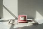 Candela Profumata alla POMPELMO ROSA | Cera di soia | Made in Italy | Minou Candle