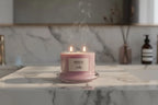 Candela profumata naturale alla VIOLETTA | Cera di Soia | Minou Candle