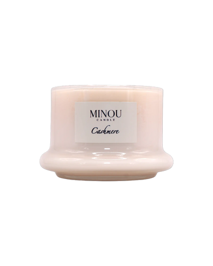 Candela al cashmere 100% cera naturale - Minou Candle